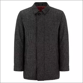 Douglas Frampton Grey Check Car Coat<>