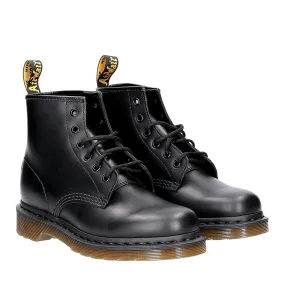 DR. MARTENS 101 BLACK SMOOTH 6 EYE - Al Siletto | Al Siletto