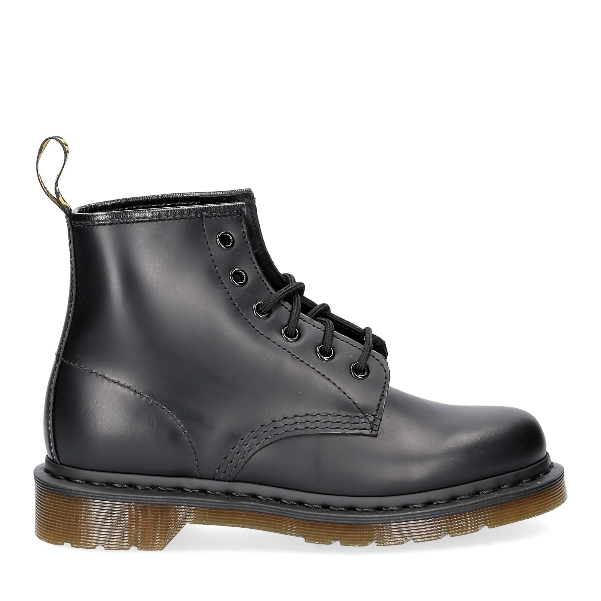 DR. MARTENS 101 BLACK SMOOTH 6 EYE - Al Siletto | Al Siletto