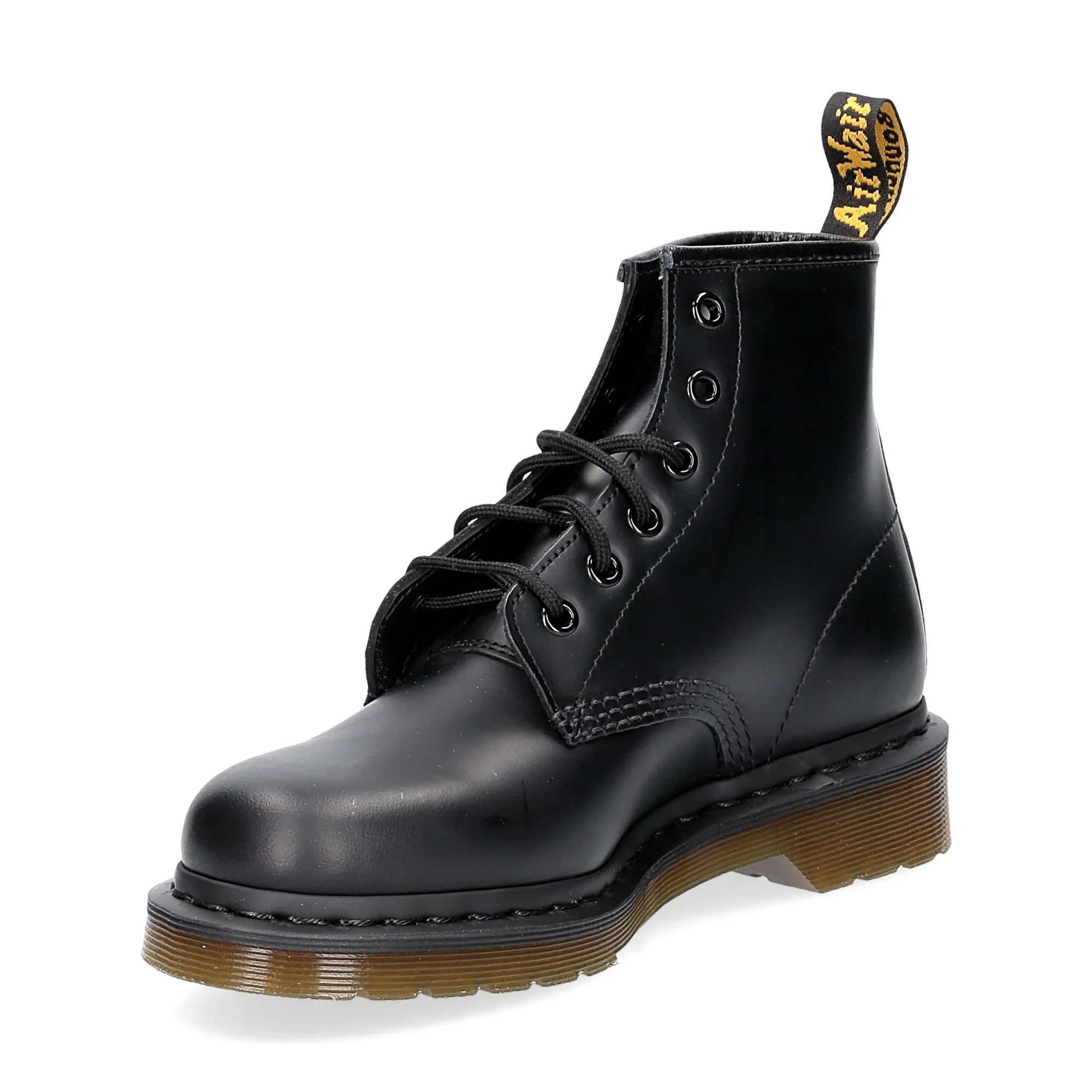 DR. MARTENS 101 BLACK SMOOTH 6 EYE - Al Siletto | Al Siletto