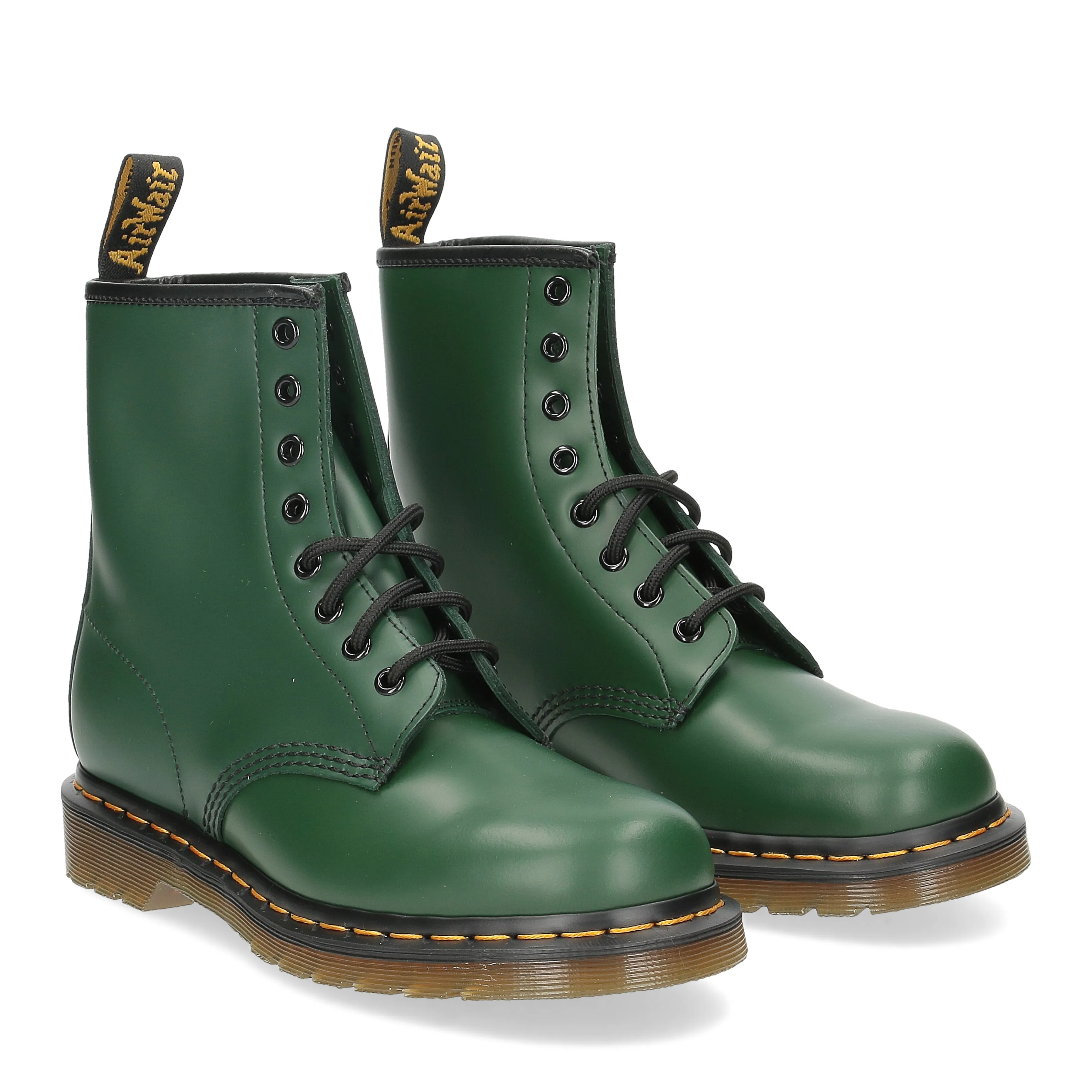 Dr. Martens Anfibio 1460 green smooth - Al Siletto | Al Siletto