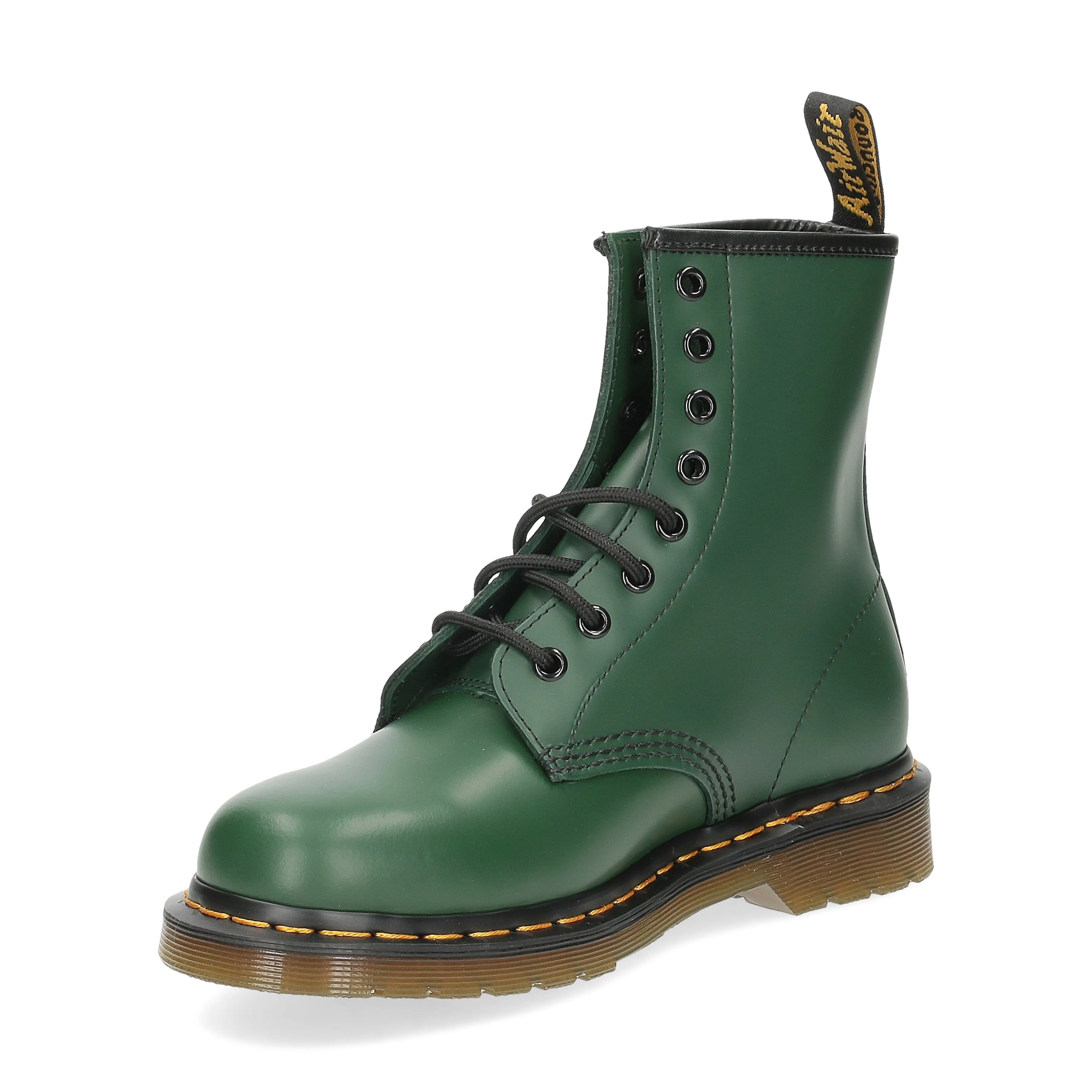 Dr. Martens Anfibio 1460 green smooth - Al Siletto | Al Siletto