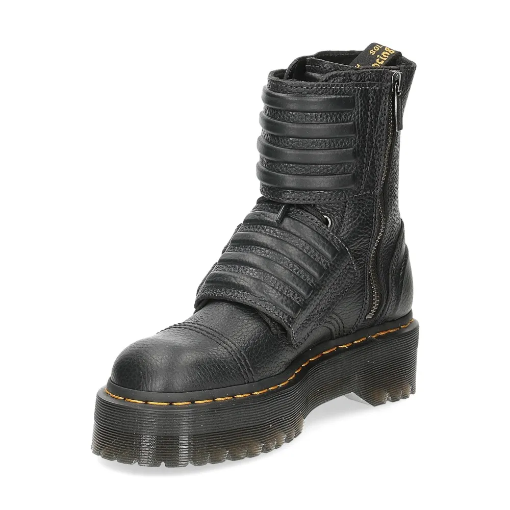 Dr. Martens Anfibio donna Axxel black milled nappa - Al Siletto | Al Siletto