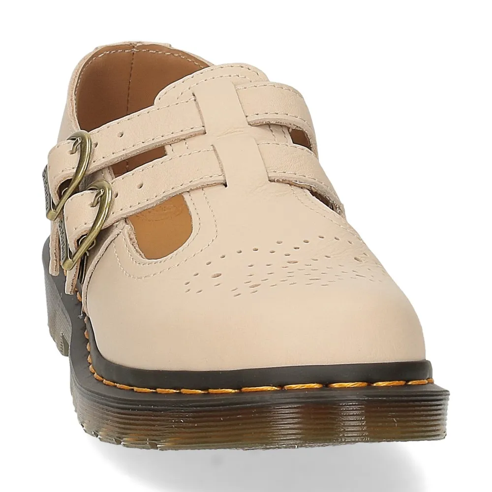 Dr. Martens Mary Jane parchment beige virginia - Al Siletto | Al Siletto