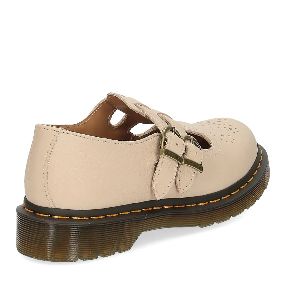 Dr. Martens Mary Jane parchment beige virginia - Al Siletto | Al Siletto