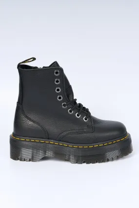 Dr. Martens Stivali Platform Jadon III Pisa Nero Donna