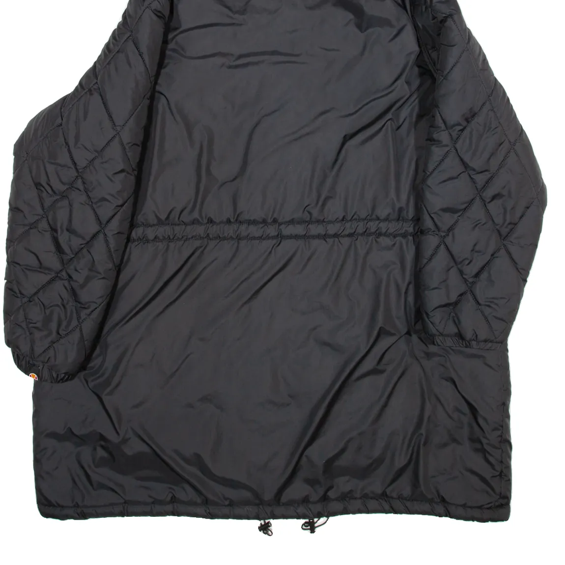 ELLESSE Womens Parka Jacket Black Hooded UK 22