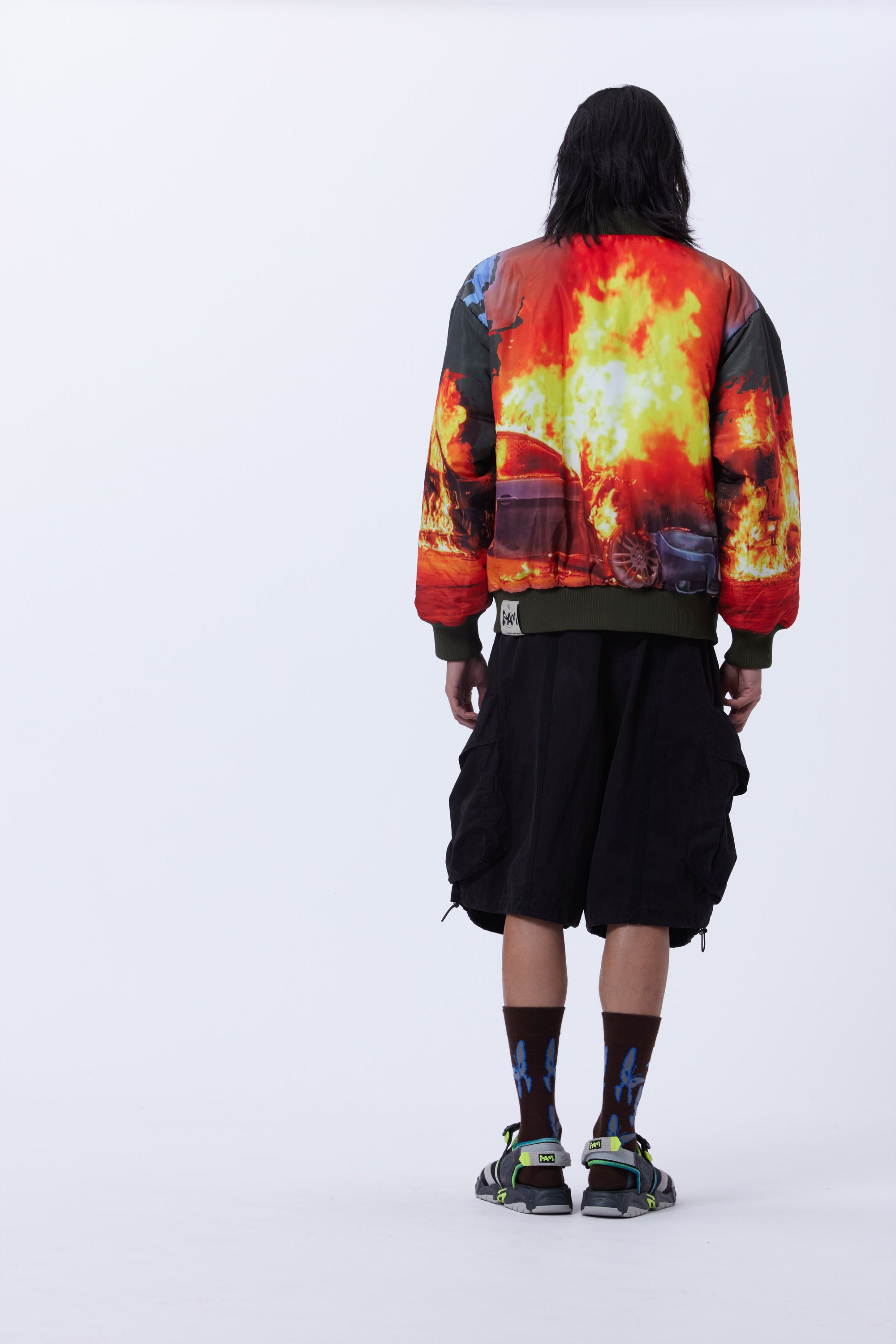 ENGULFED REVERSIBLE BOMBER JACKET