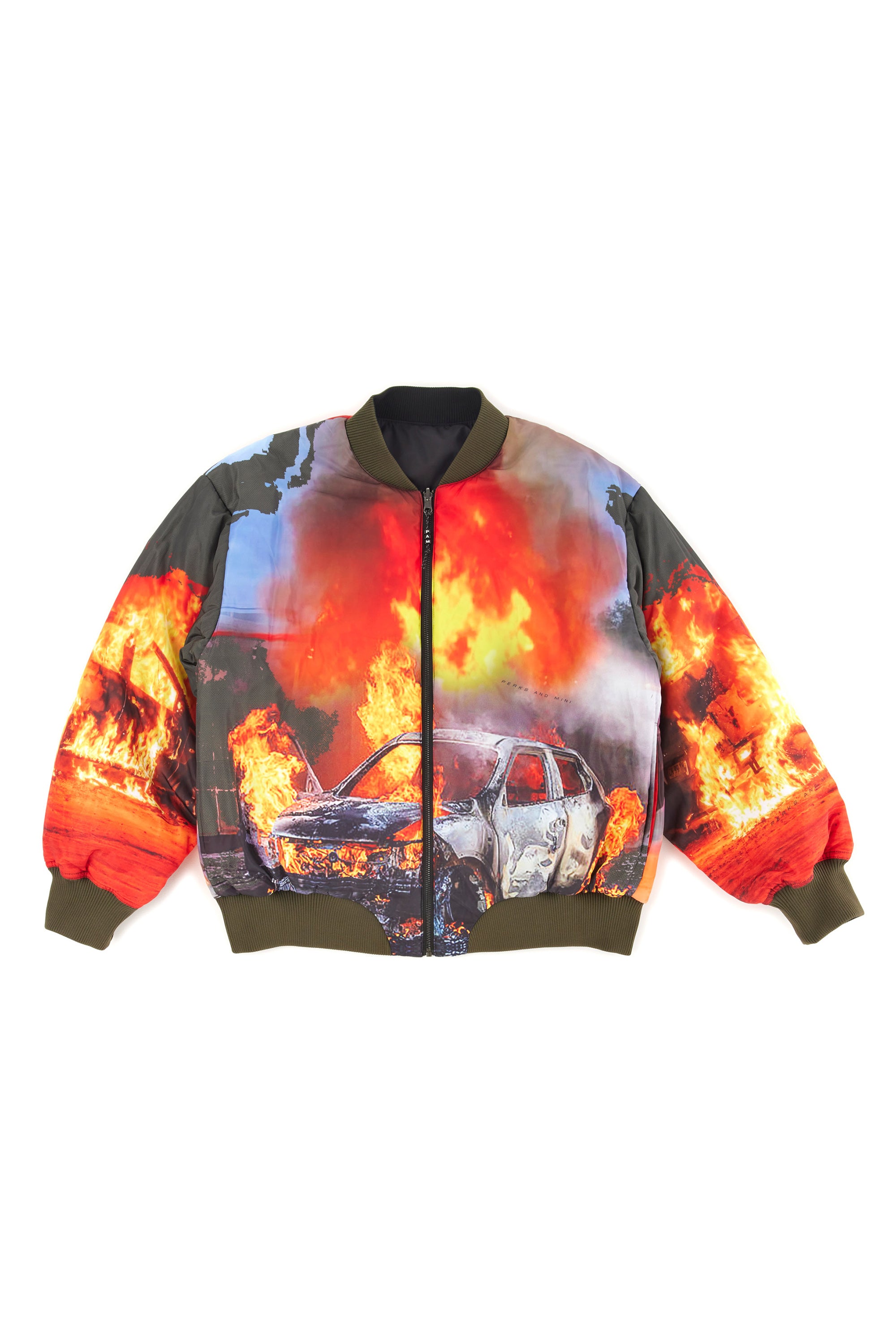 ENGULFED REVERSIBLE BOMBER JACKET