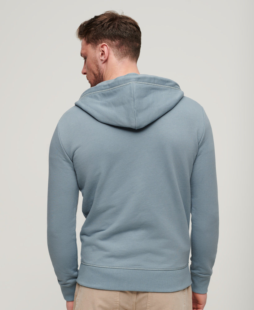 Essential Logo Zip Hoodie | Citadel Blue