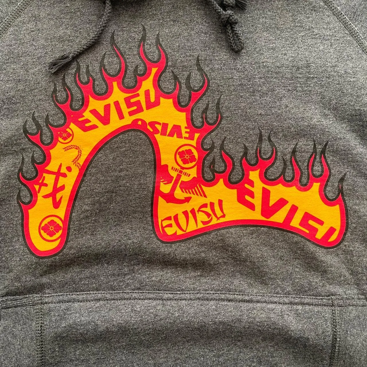 Evisu Flame Hoodie