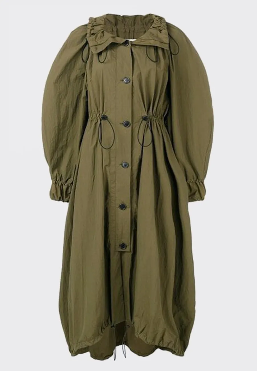 Exhale Parka - military green