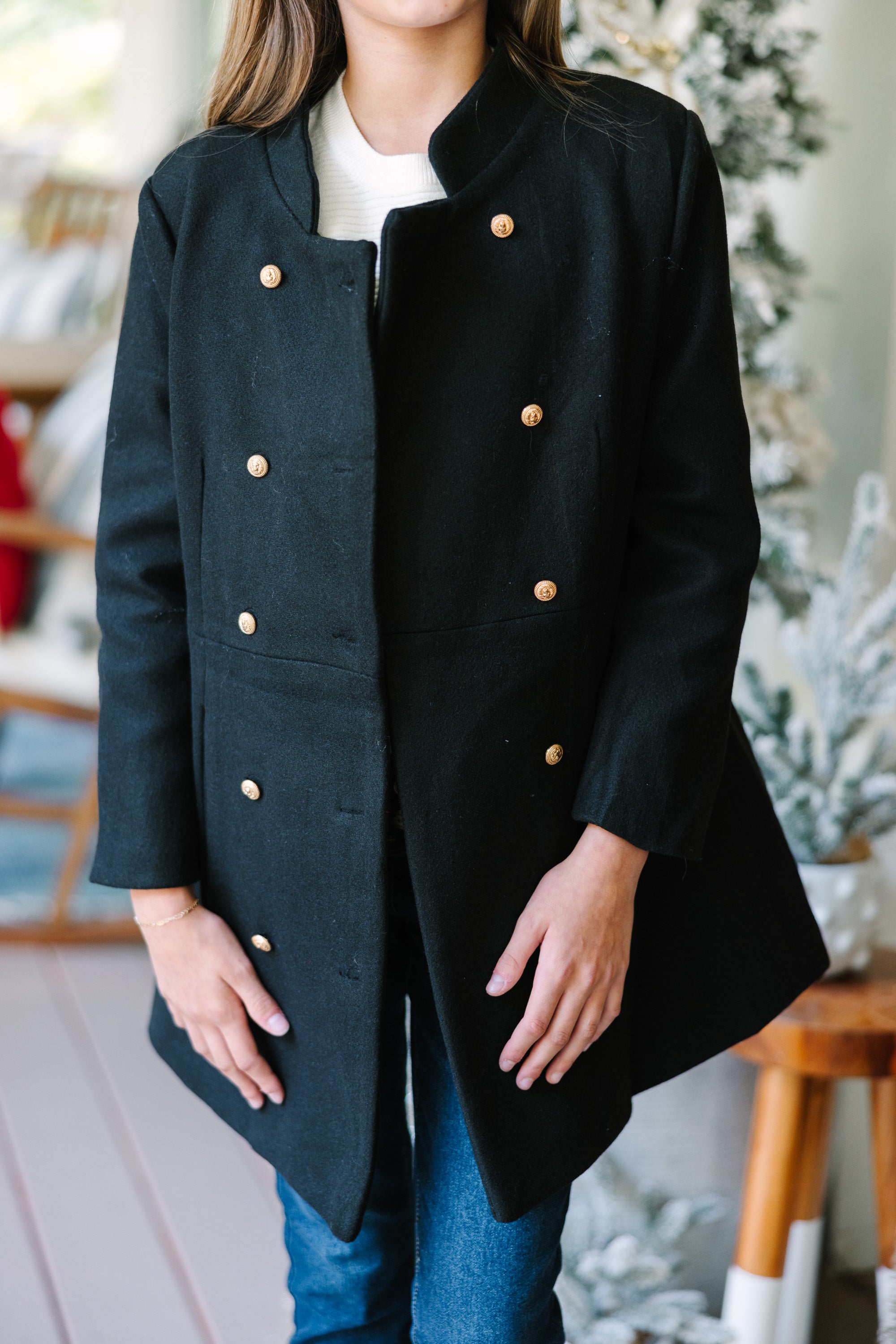 Girls: City Streets Black Coat