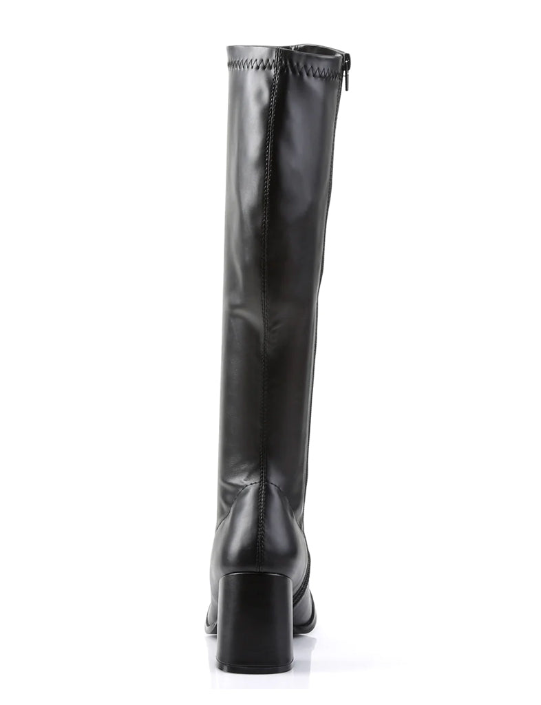 GOGO 300 BOOTS - BLACK VEGAN LEATHER *PRE ORDER*