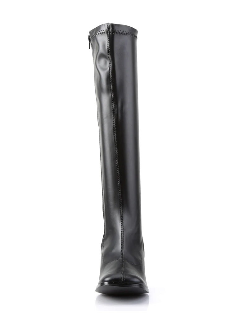 GOGO 300 BOOTS - BLACK VEGAN LEATHER *PRE ORDER*