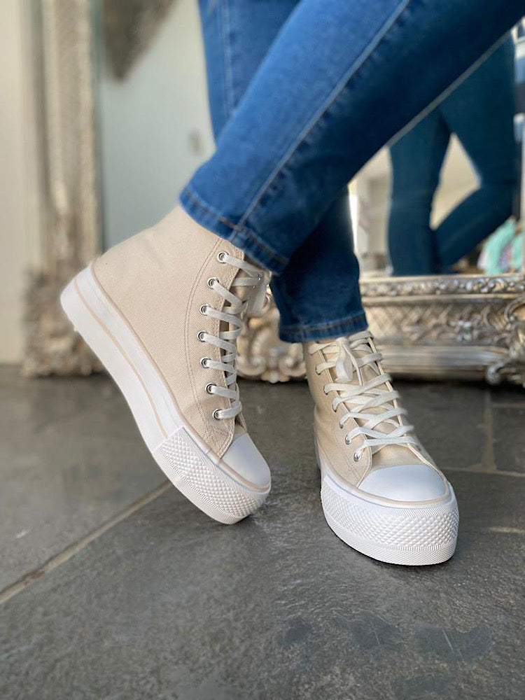 Gold Heart High Tops Chloe