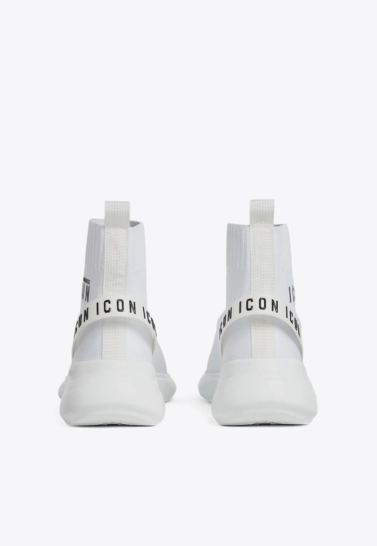 Icon Fly High-Top Stretch Knit Sneakers