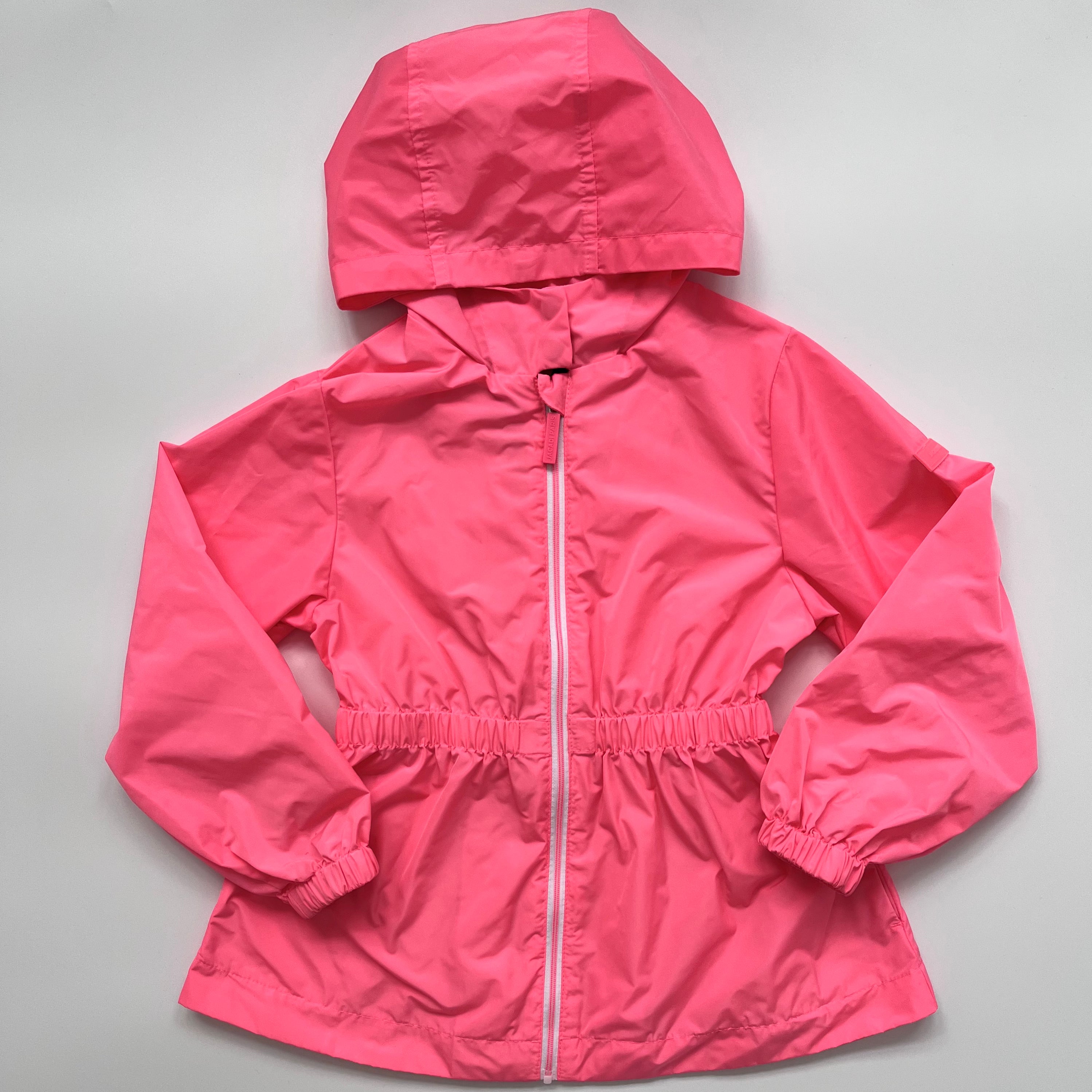 Jacadi 2 In 1 Neon Pink Windbreaker Jacket: 6 Years