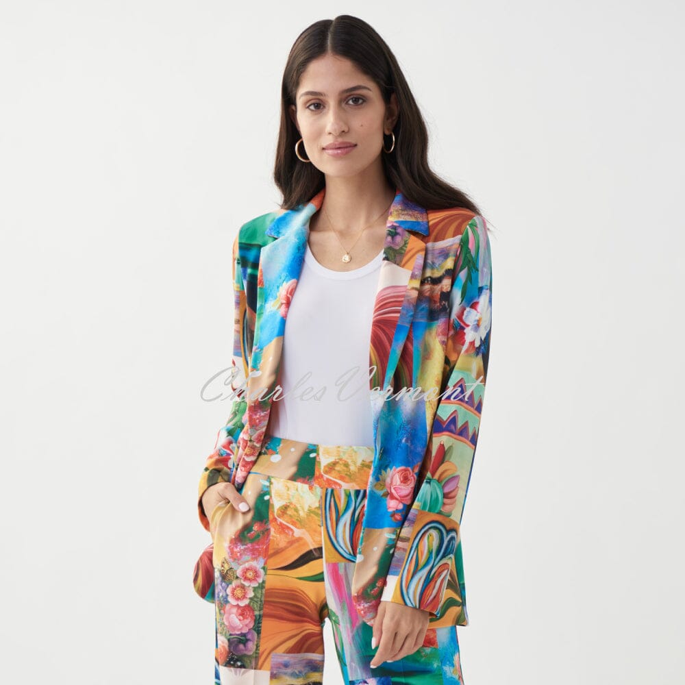 Joseph Ribkoff Vibrant Print Jacket – Style 222225