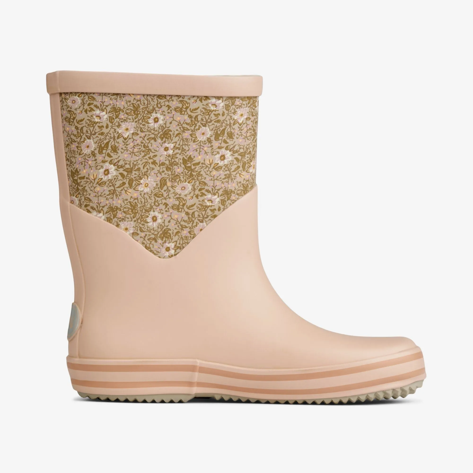 Juno Rubber Boot Print - pale lilac flowers