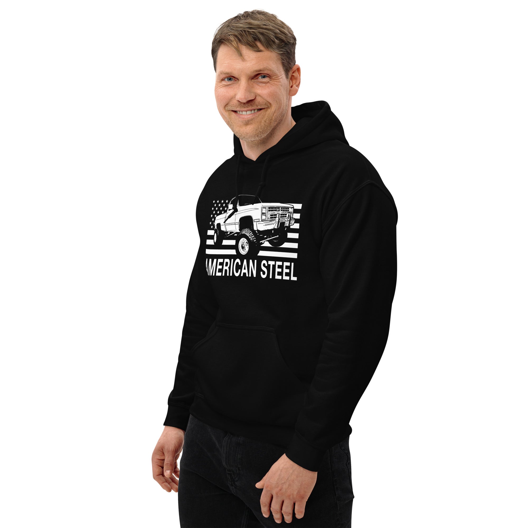 K10 Square Body Truck Hoodie - American Steel