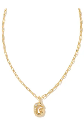 Kendra Scott Crystal Letter G Short Pendant