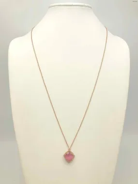 KENDRA SCOTT Pink Goldtone Adjustable Necklace