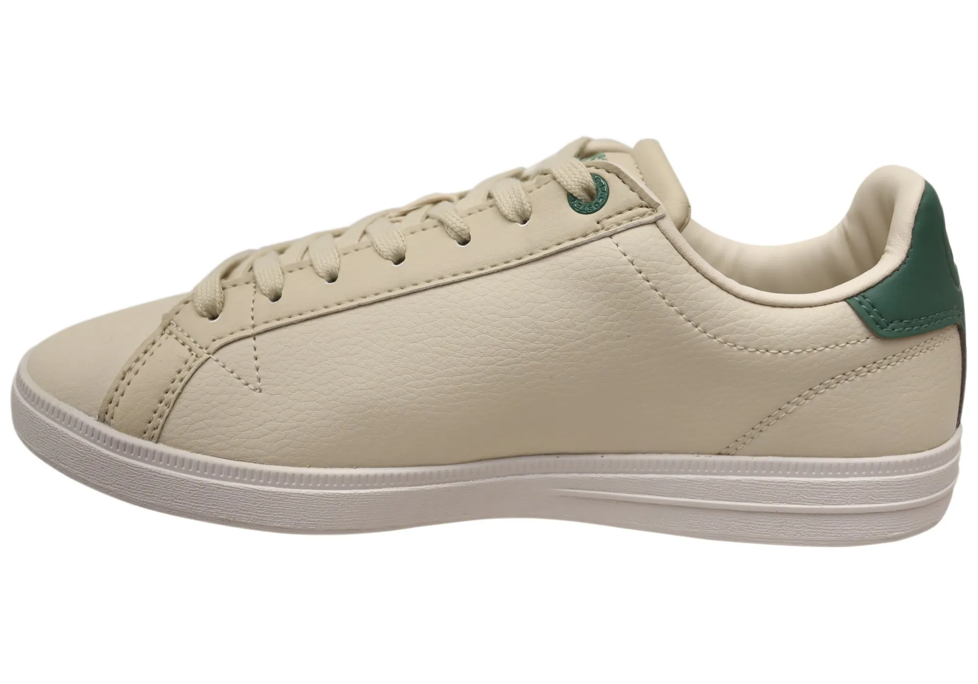 Lacoste Women Leather Lace Up Graduate Pro Heel Pop Sneakers