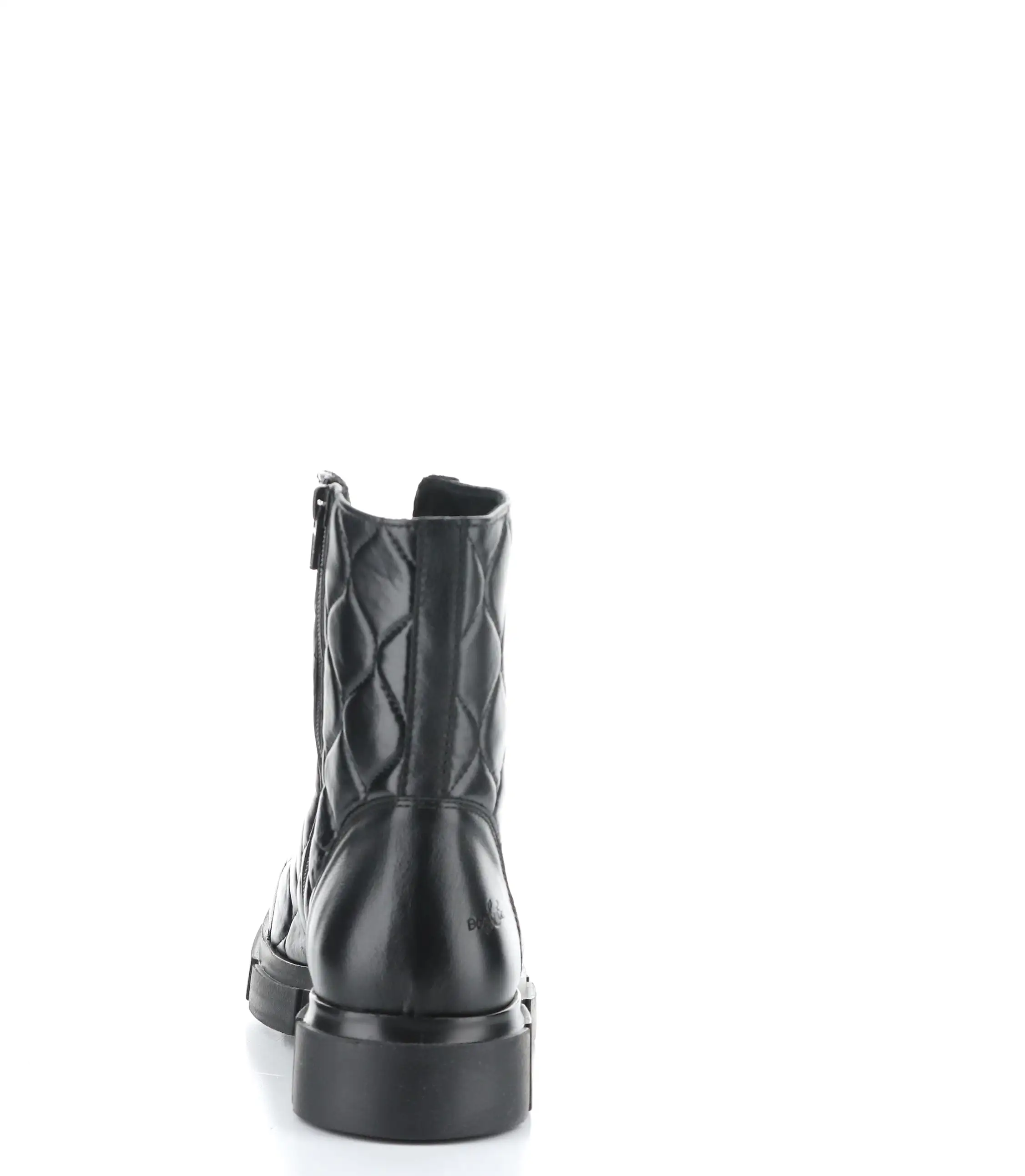 LANE BLACK Round Toe Boots