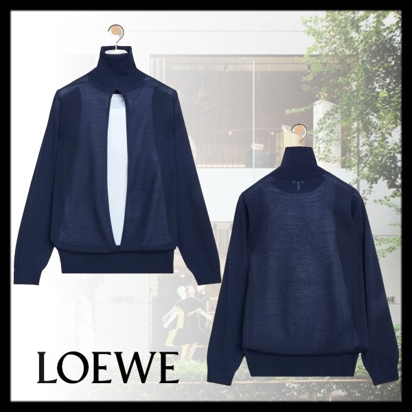 LOEWE  |Double layer sweater in wool