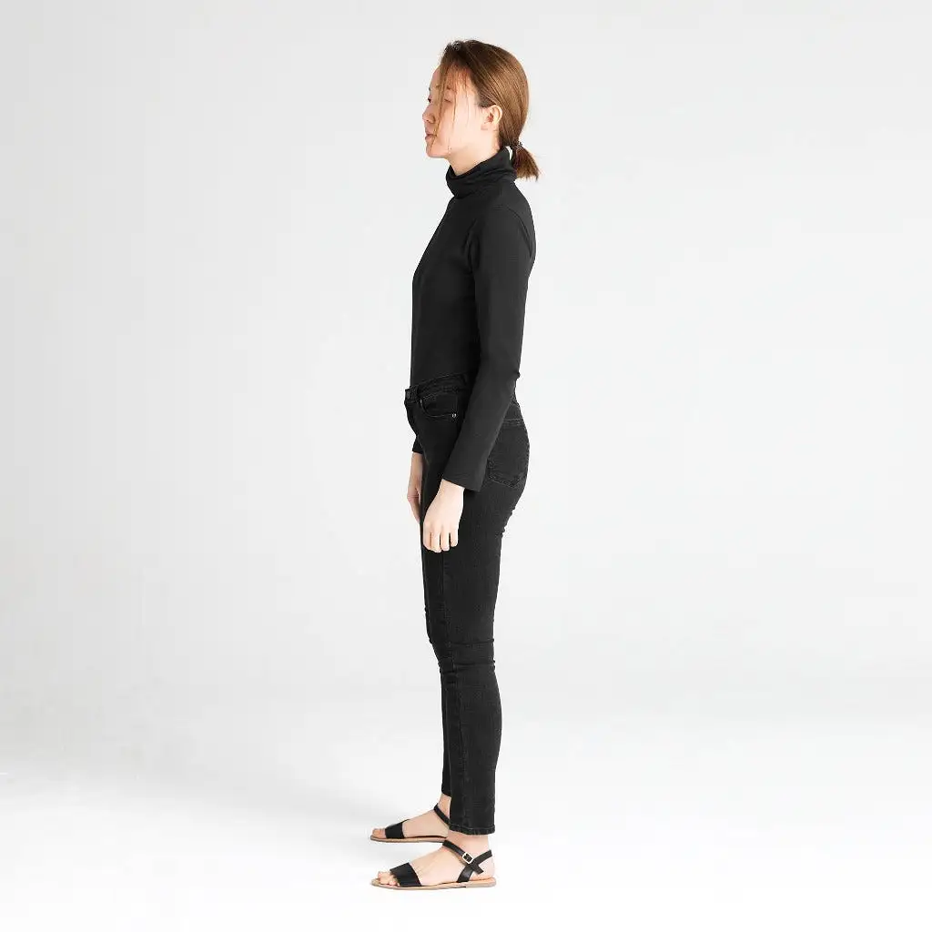 Long Sleeve Turtleneck | Black