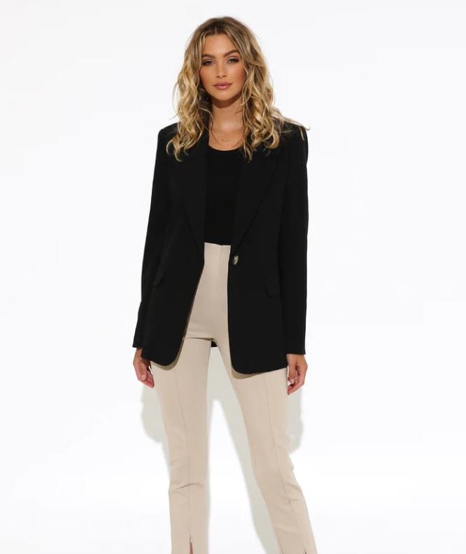 Madison The Label Audrey Blazer - Black