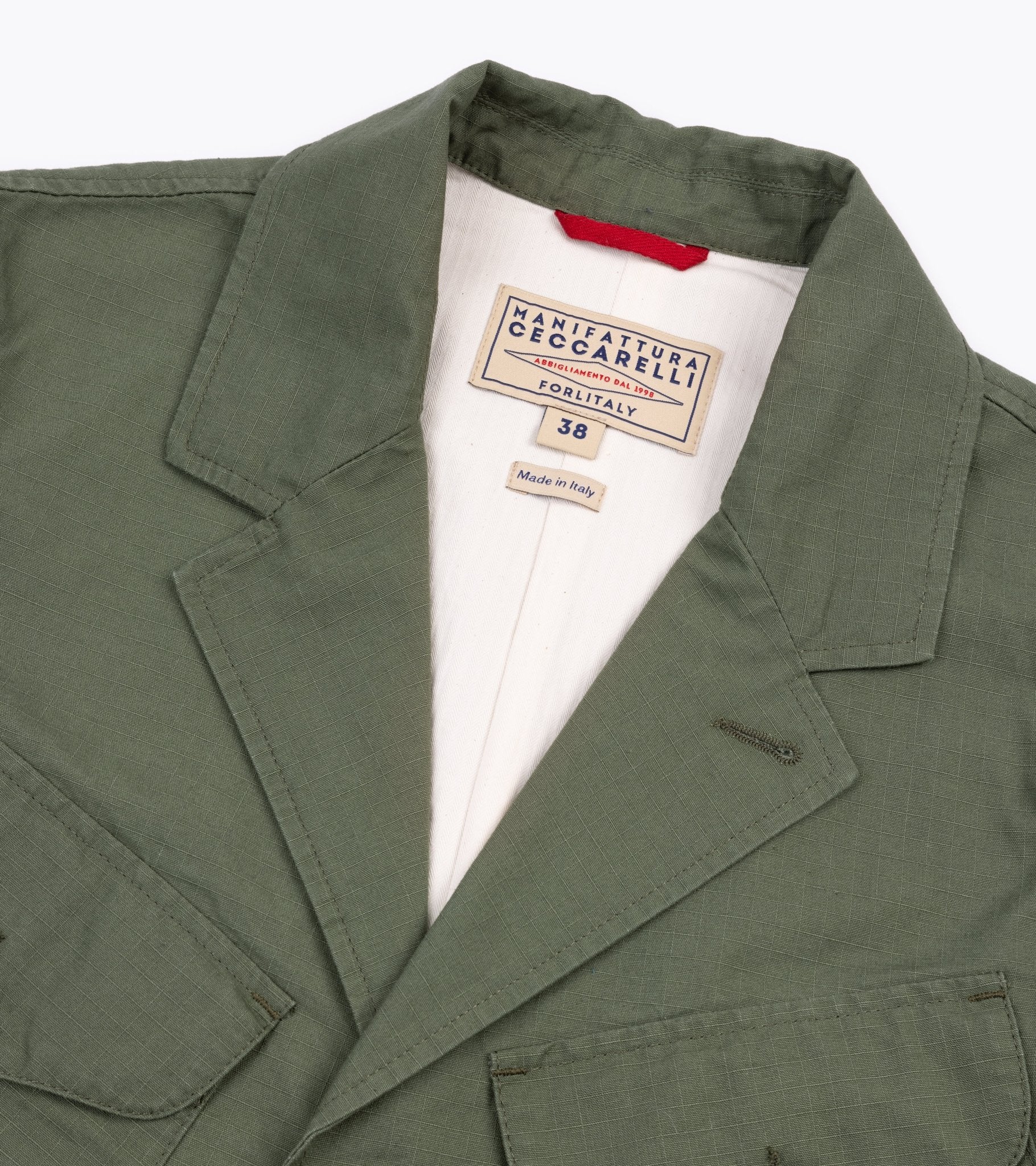 Manifattura Ceccarelli Ripstop Bush Jacket: Olive