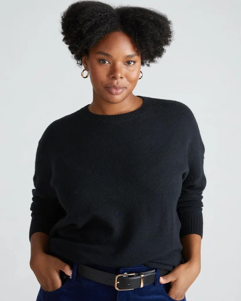 Mena Eco Alpaca Sweater - Black