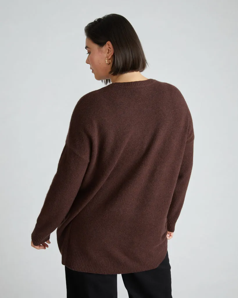 Mena Eco Alpaca Sweater - Fallen Leaves