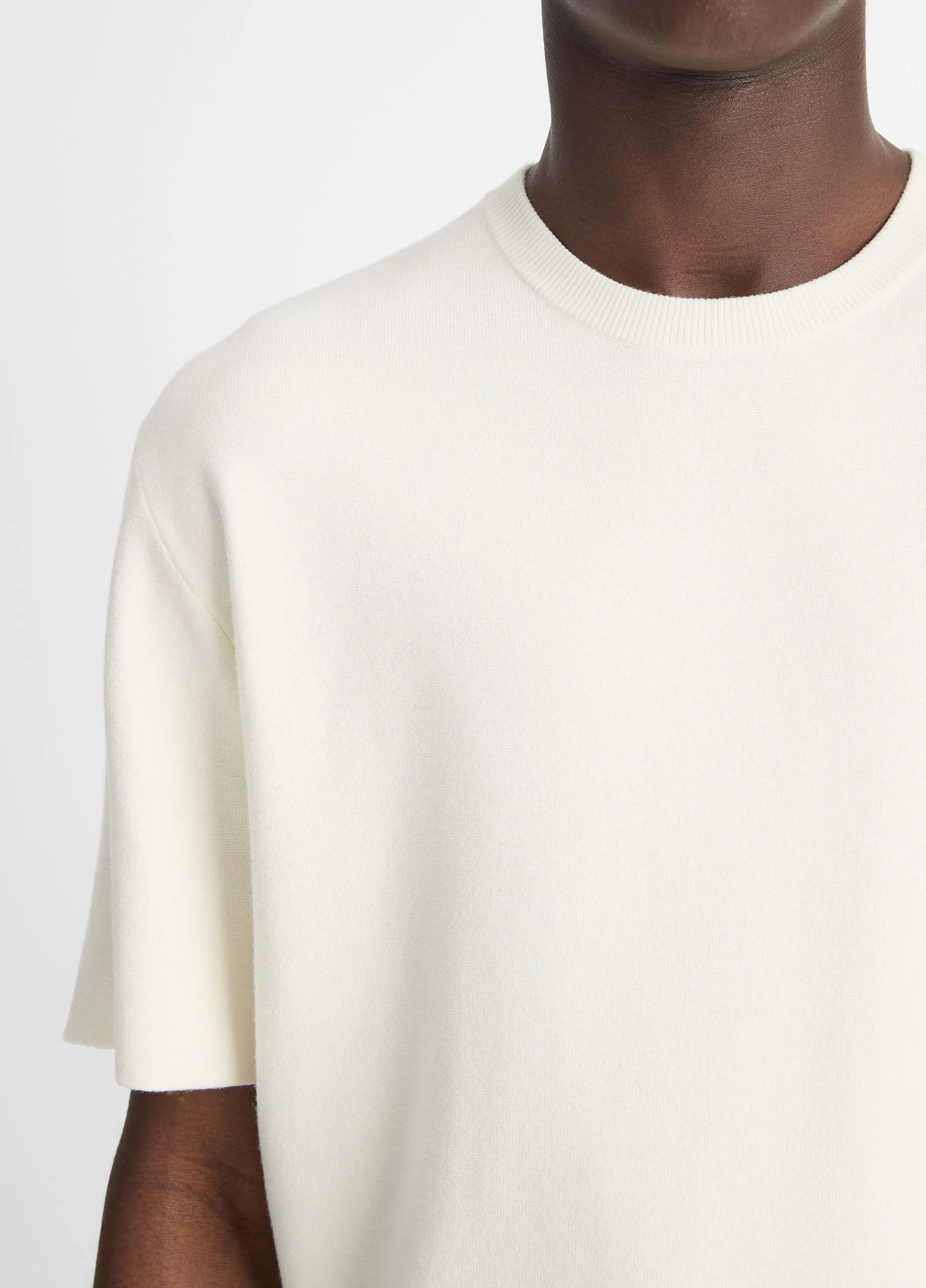 Milano Short-Sleeve Crew Neck Sweater