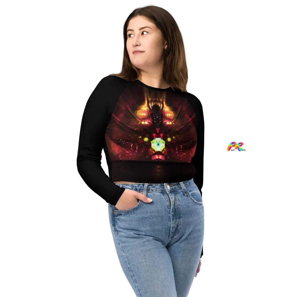 Mindfulness Long Sleeve Crop Top