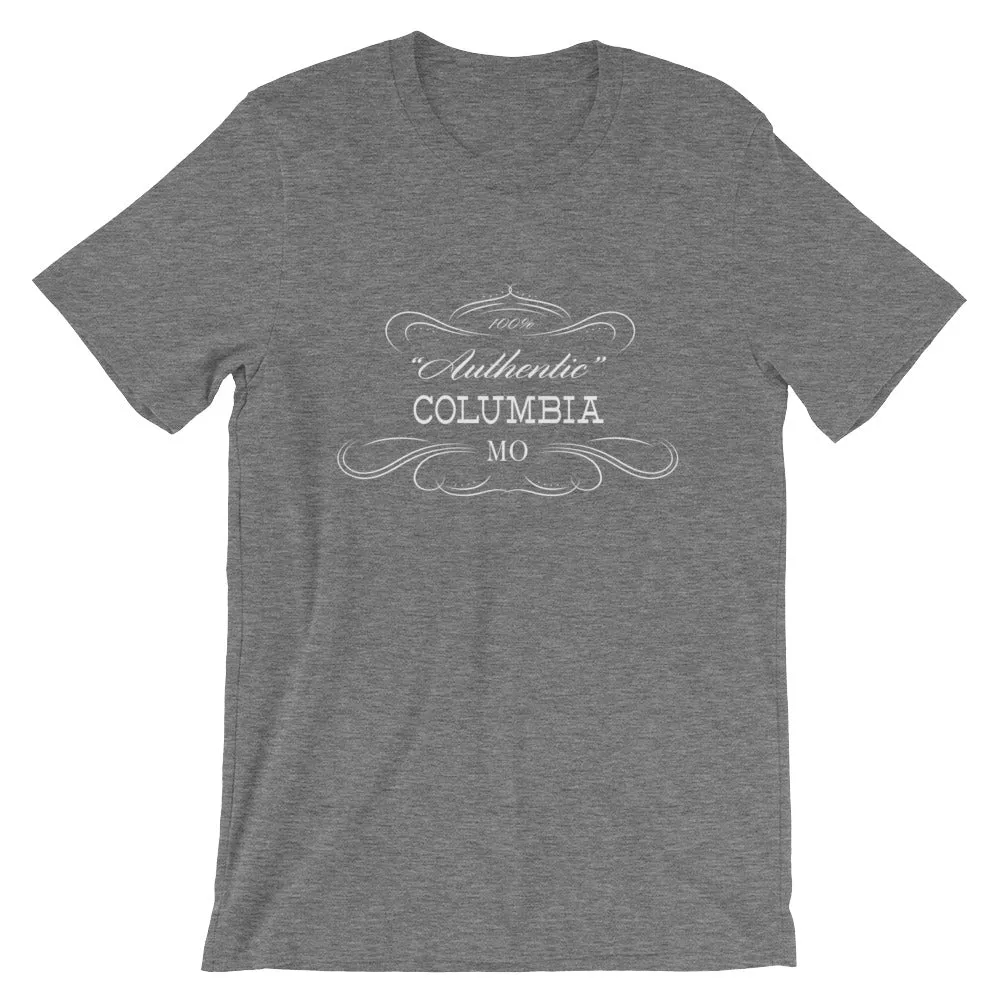 Missouri - Columbia MO - Short-Sleeve Unisex T-Shirt - Authentic