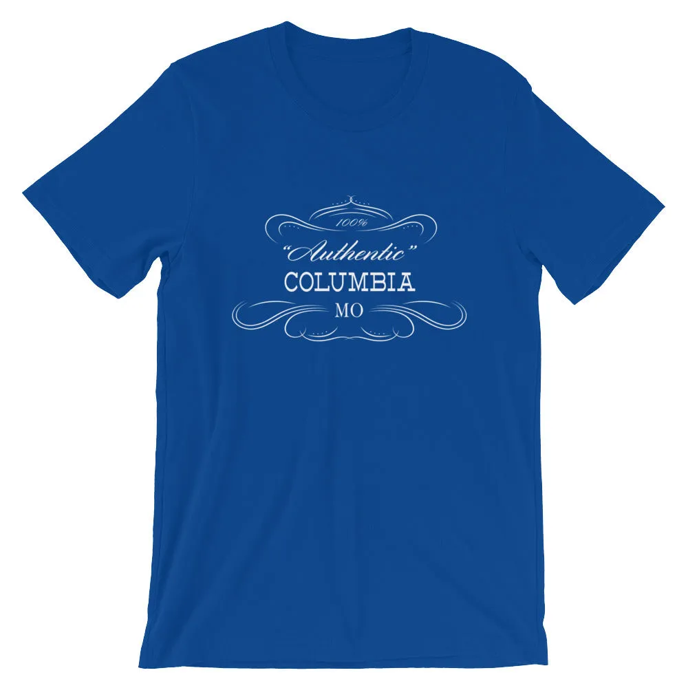 Missouri - Columbia MO - Short-Sleeve Unisex T-Shirt - Authentic