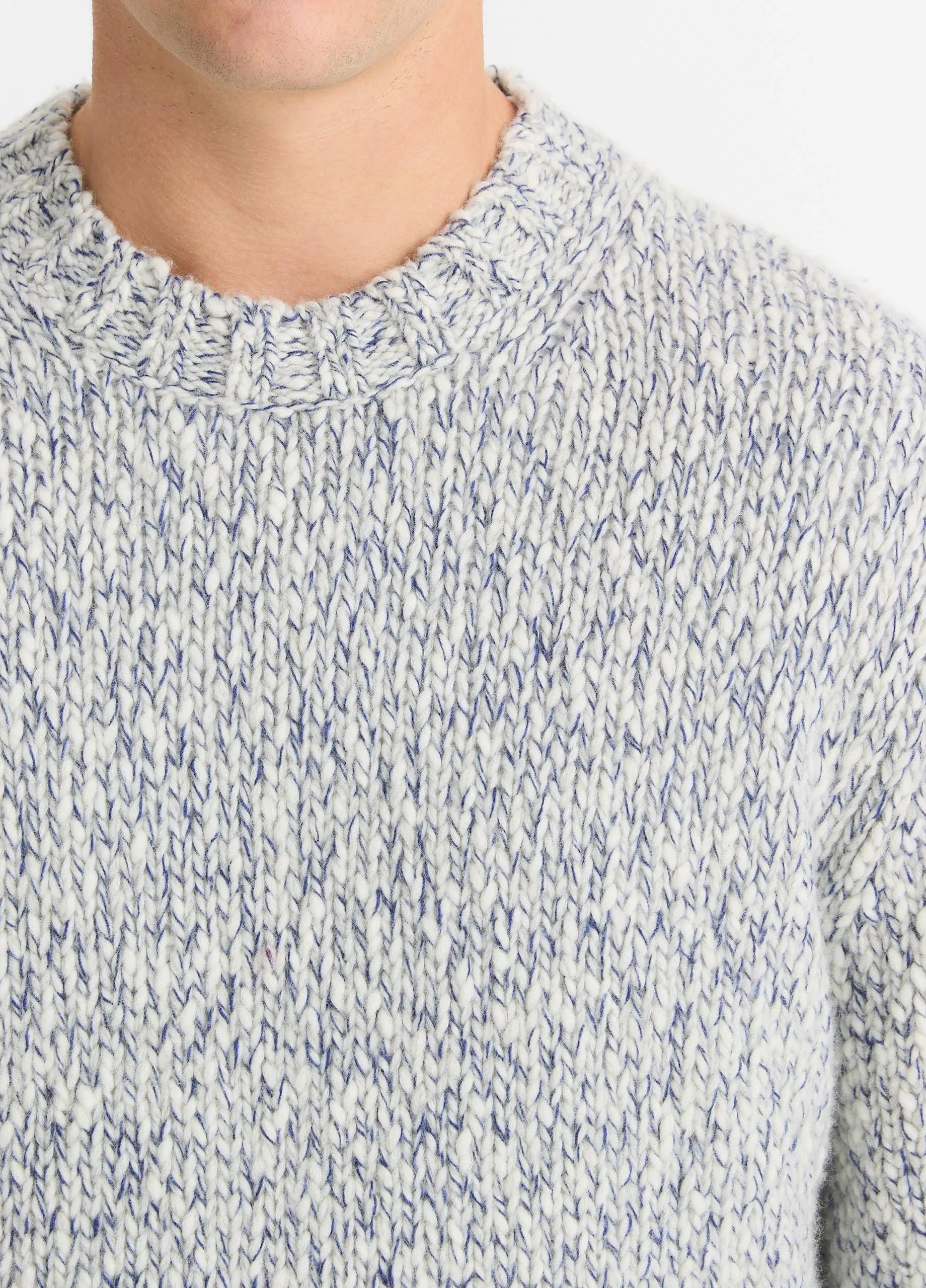 Mottled Marl Wool-Blend Sweater