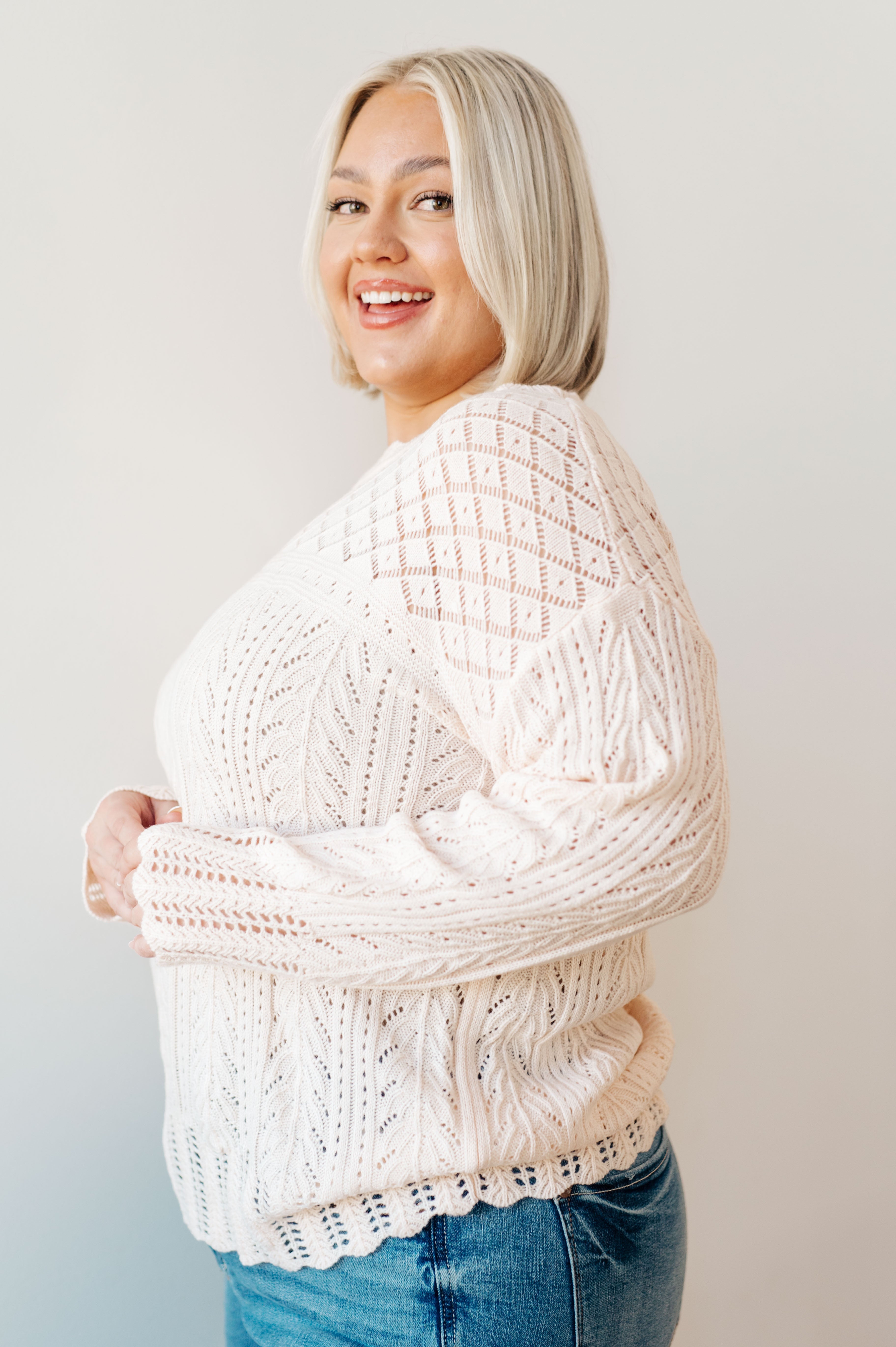 Natalie Lightweight Knit Sweater