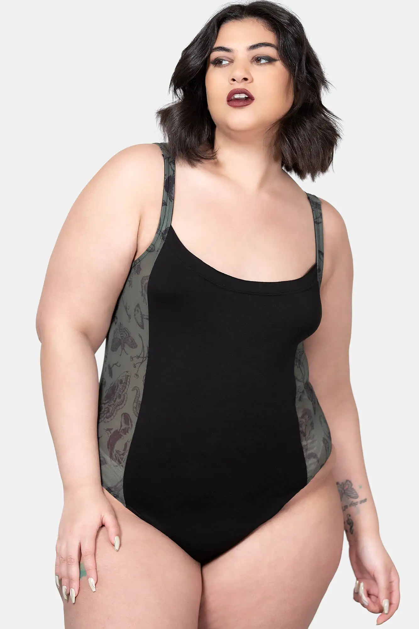 Night Lichen Bodysuit [PLUS]