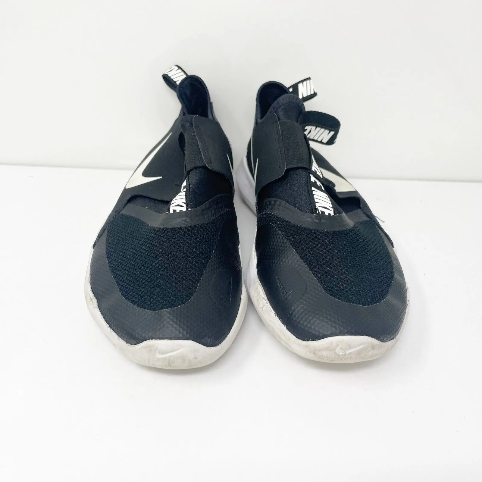 Nike Boys Flex Runner AT4662-001 Black Running Shoes Sneakers Size 5 Y