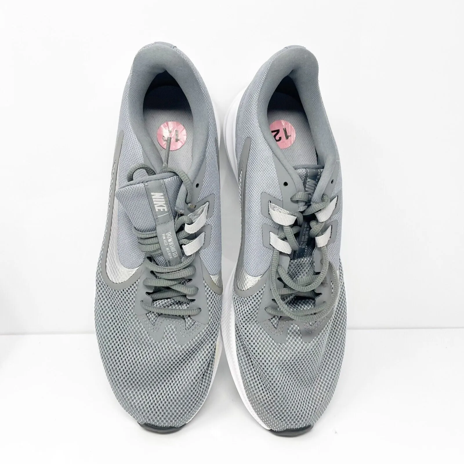 Nike Womens Downshifter 9 AQ7486-004 Gray Running Shoes Sneakers Size 12