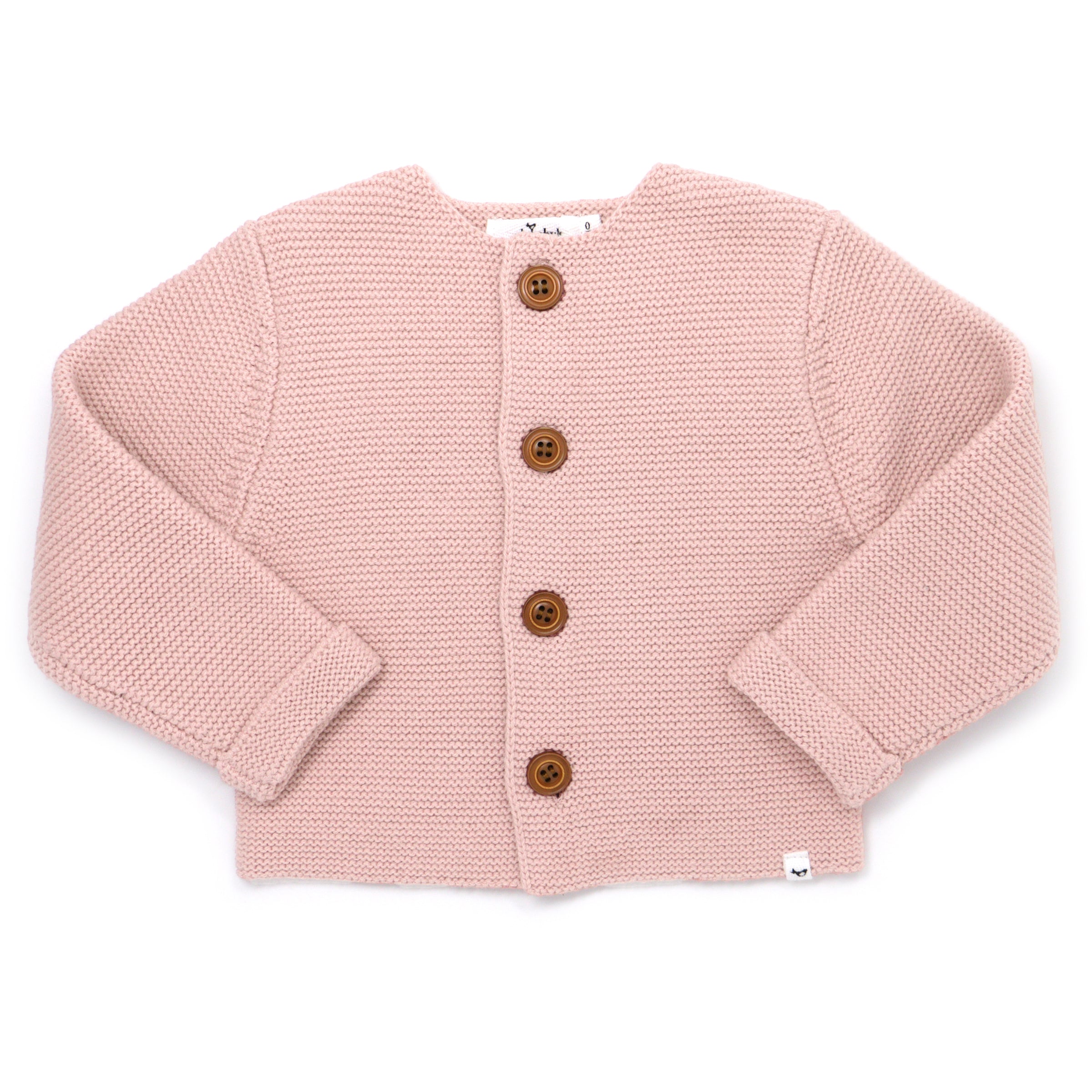 oh baby! Knit Button Down Cardigan Sweater - Pink