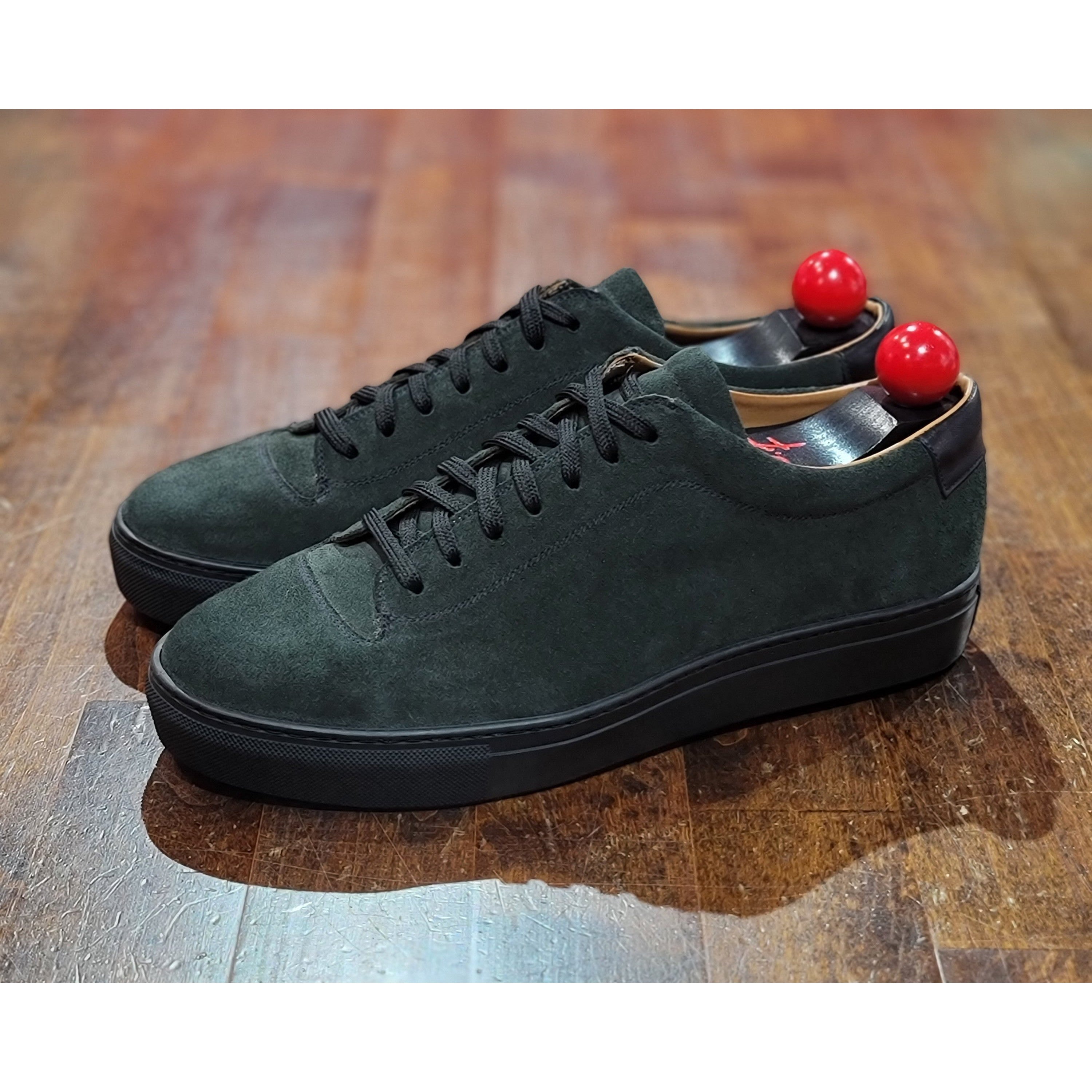 Olympia - Kale Suede / Black Sole