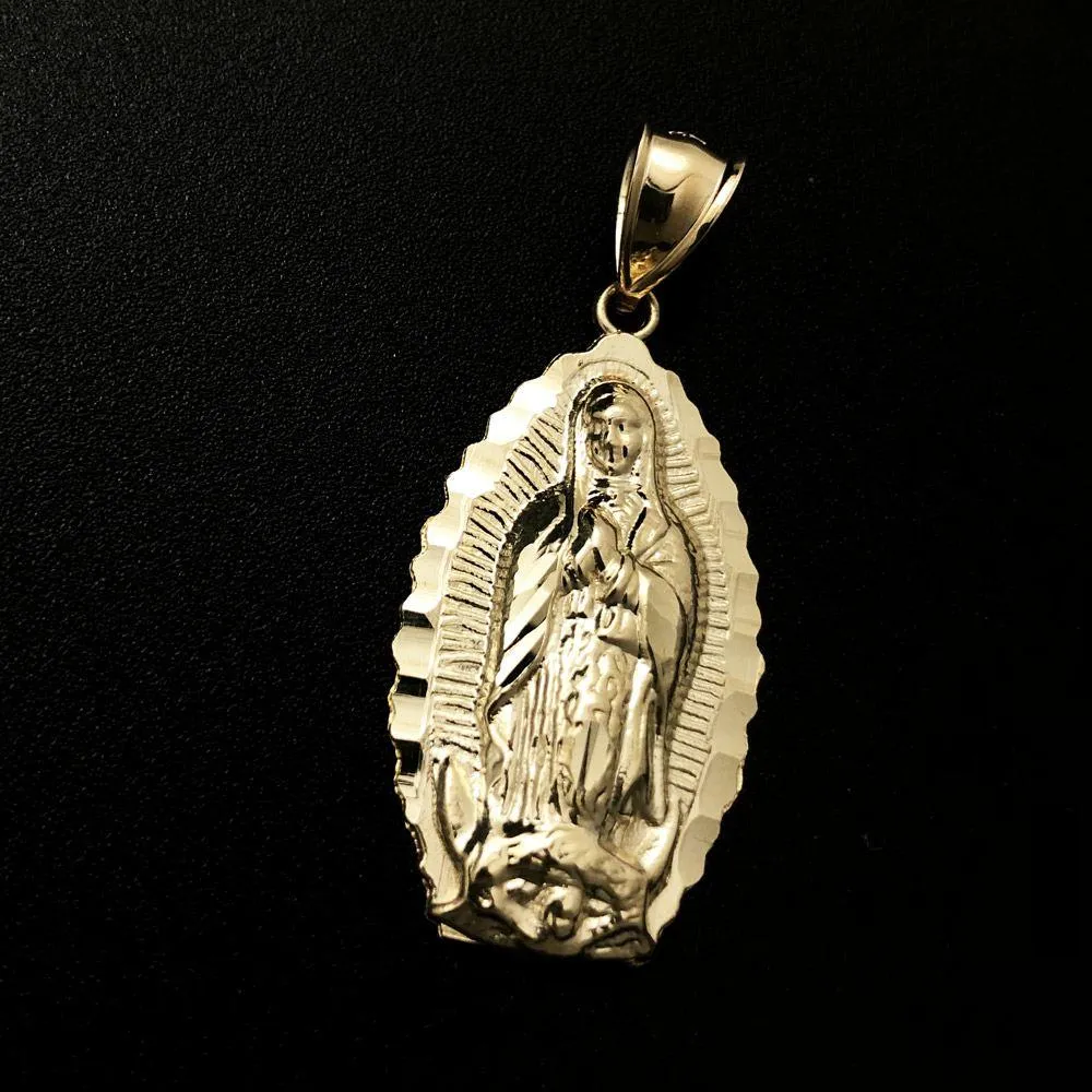 Our Lady Guadalupe DC 10K Yellow Gold Pendant