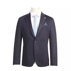 Pellagio Men's Half Canvas Gray Blue Blazer PF23-9