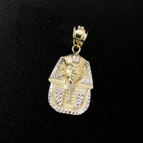 Pharaoh Egyptian DC 10K Yellow Gold Pendant