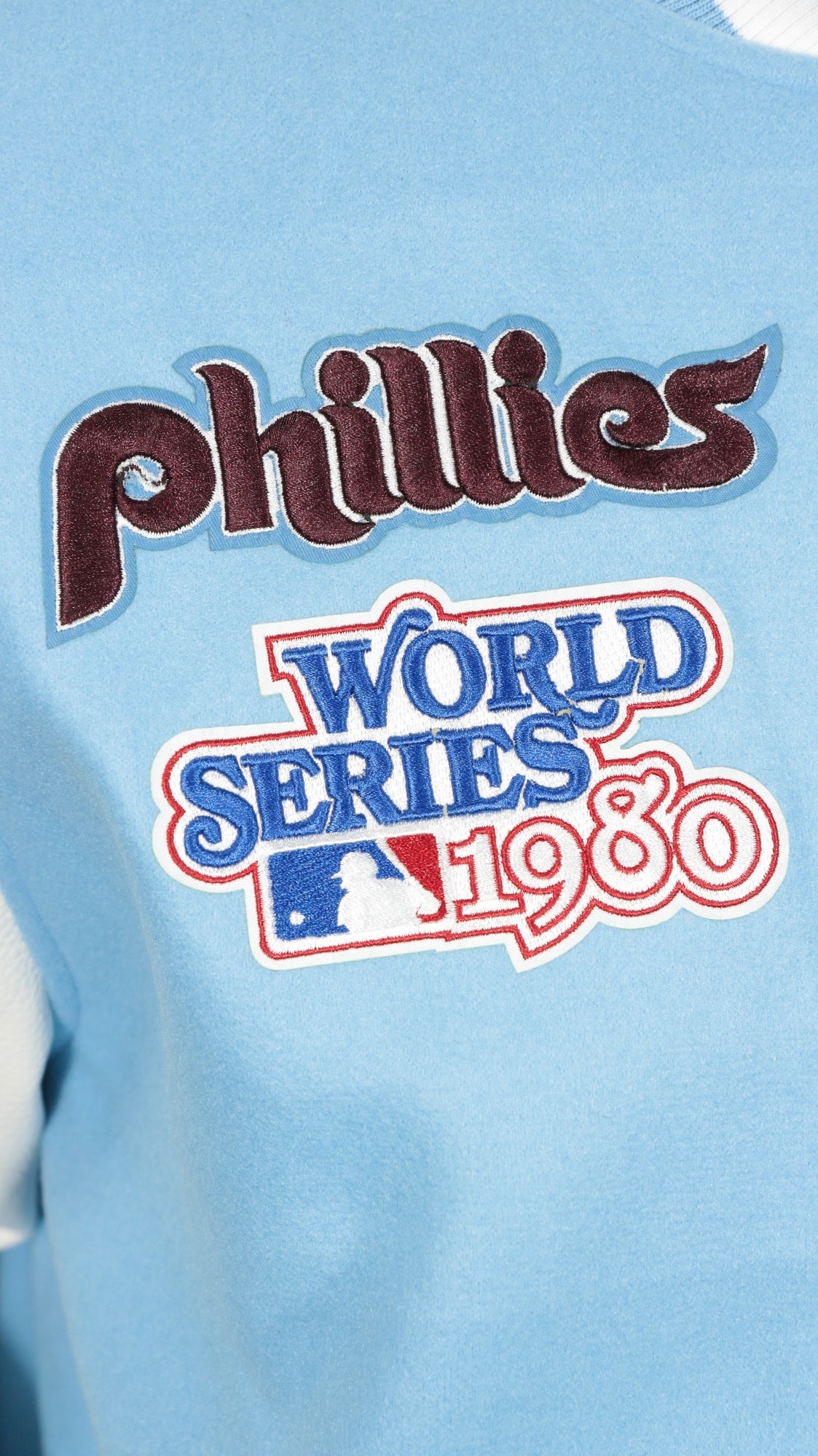 Philadelphia Phillies Cooperstown Phillies City Hall Logo 1980 World Series Patch Retro Classic Rib | University Blue/White Wool